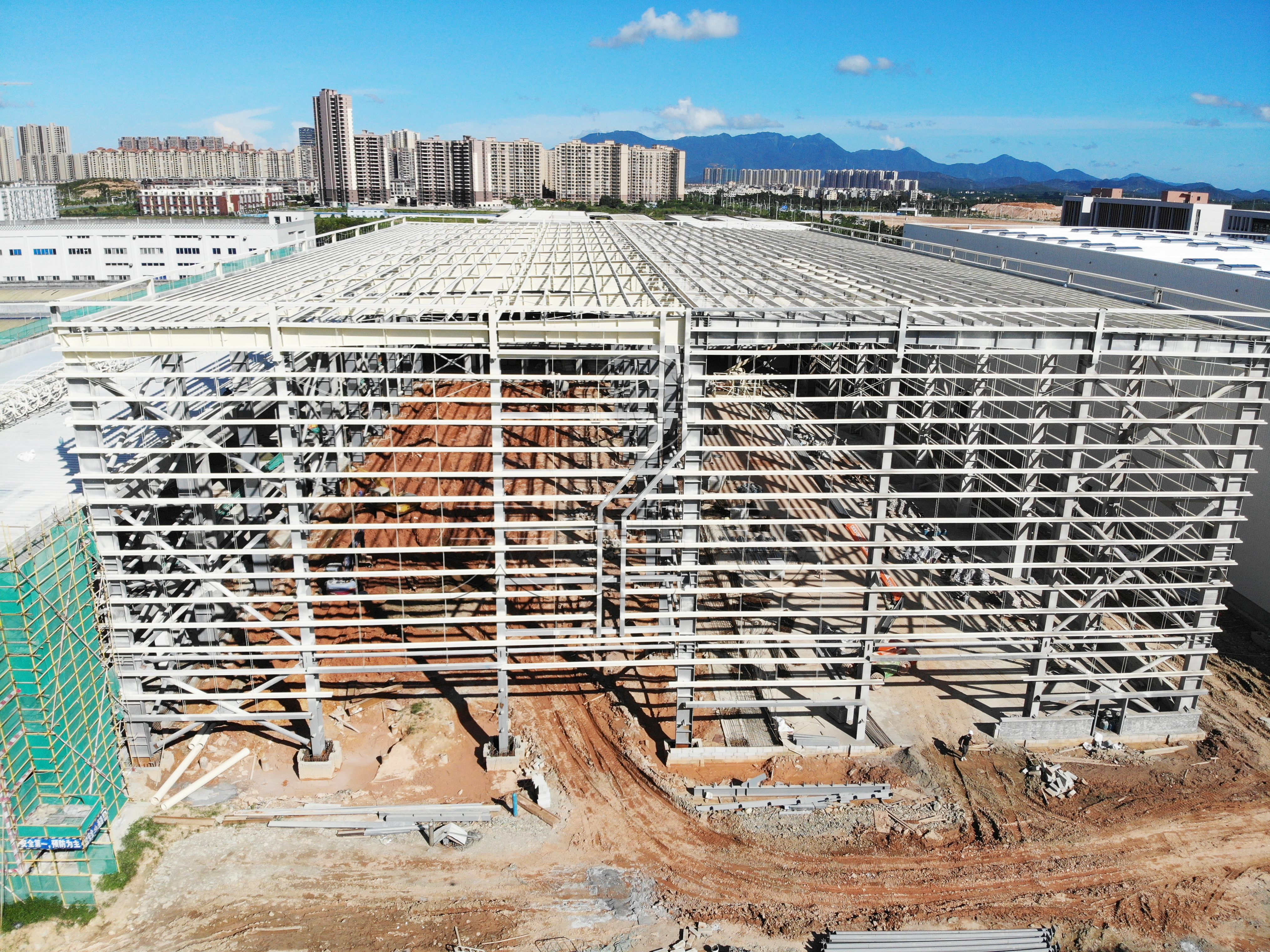 【天譜安鋼結構廠房案例】——廣東廚邦視頻有限公司物流配送中心項目